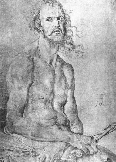Albrecht Durer Self-Portrait as the Man of Sorrows Spain oil painting art